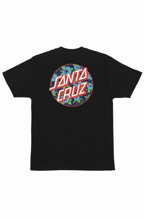 Santa Cruz Screaming Hibiscus Dot Tee Eco Friendly Dyes