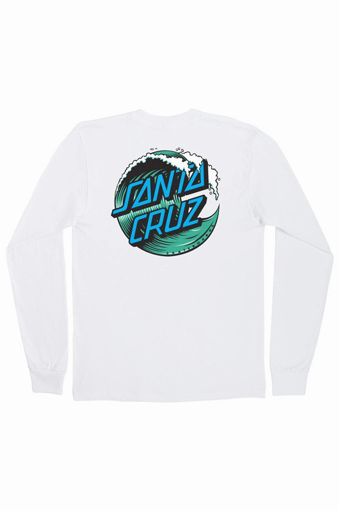 Santa Cruz Wave Dot Long Sleeve Tee safe for skin