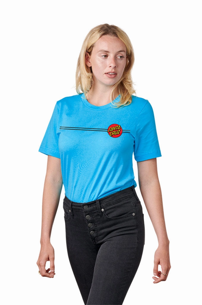 Comfort First Relaxed Comfort Look Santa Cruz Womens Classic Dot Fitted Tee