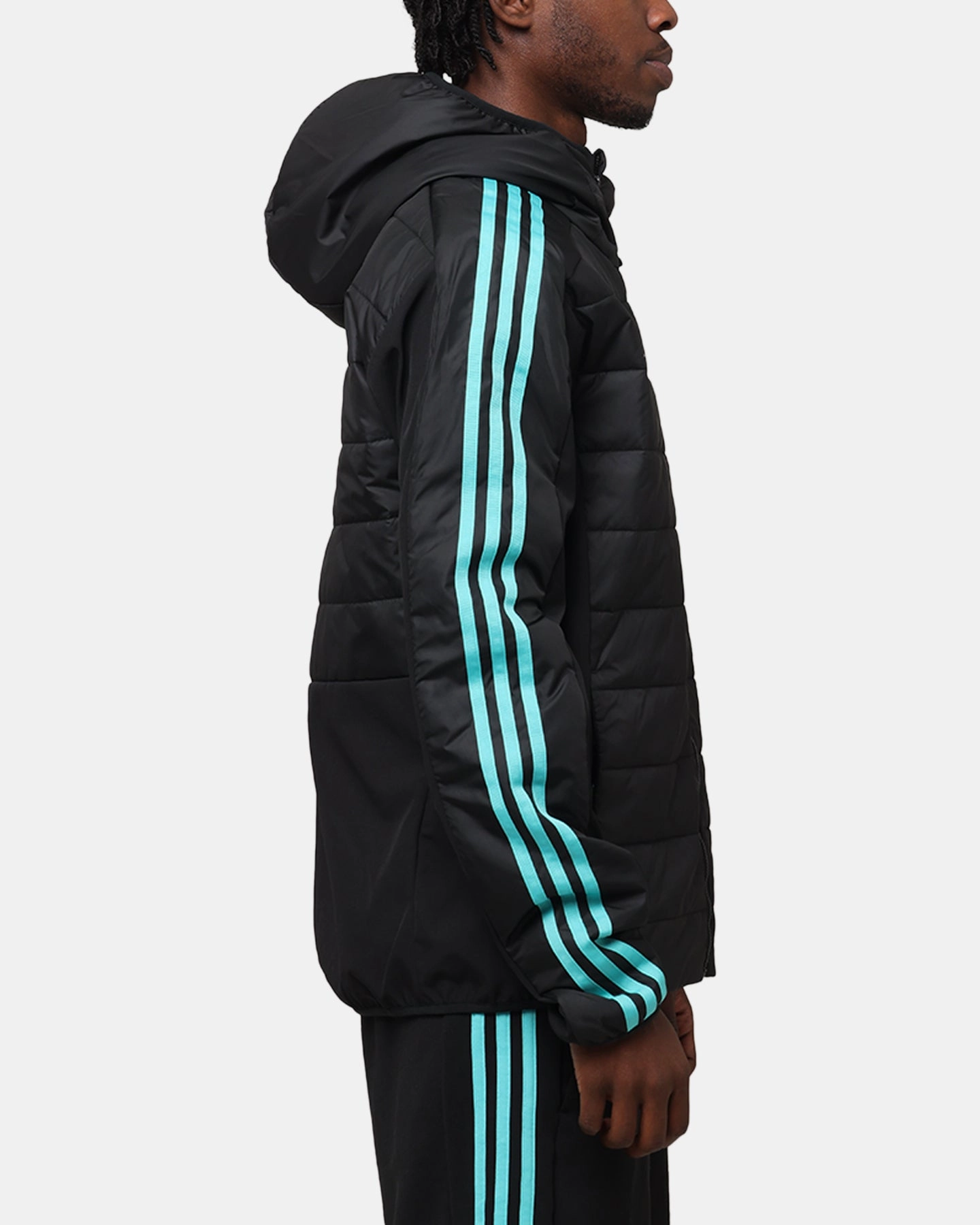Weekend Ready adidas x Mercedes-AMG PETRONAS Formula One F1 DNA Puffer Jacket Black/White