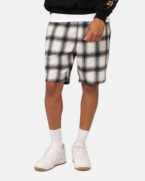 Carre Daily Shorts Grey Plaid camping clothing Breezy Comfort