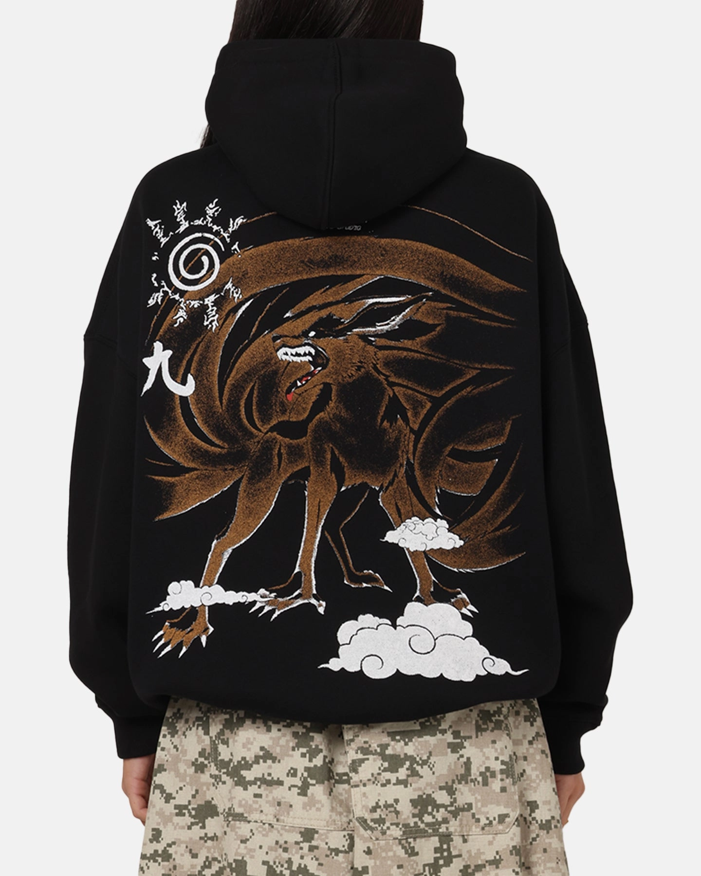 73 Studio X Naruto Shippuden Kurama Premium Hoodie Black Mother's Day