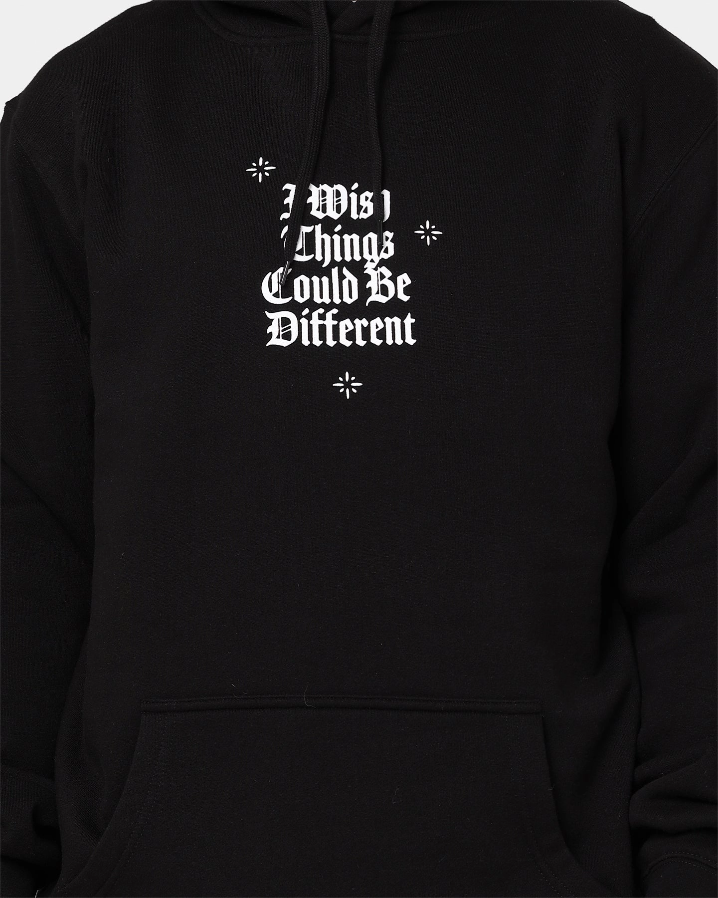 Broken Promises Wishful Thinking Hoodie Black Fresh Appeal cruelty - free