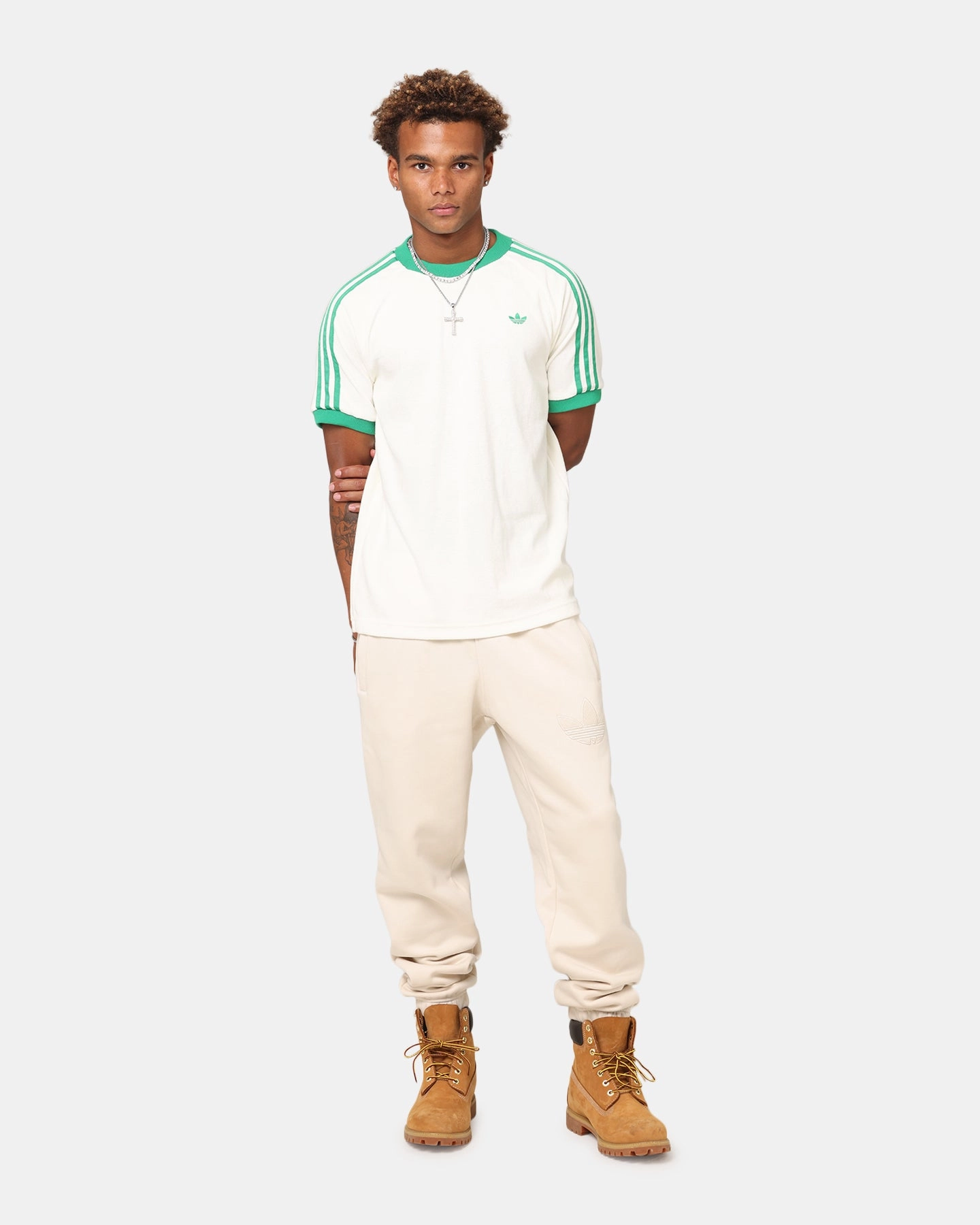 Adidas Originals 70's Cali T-Shirt Off White Soft Breathable