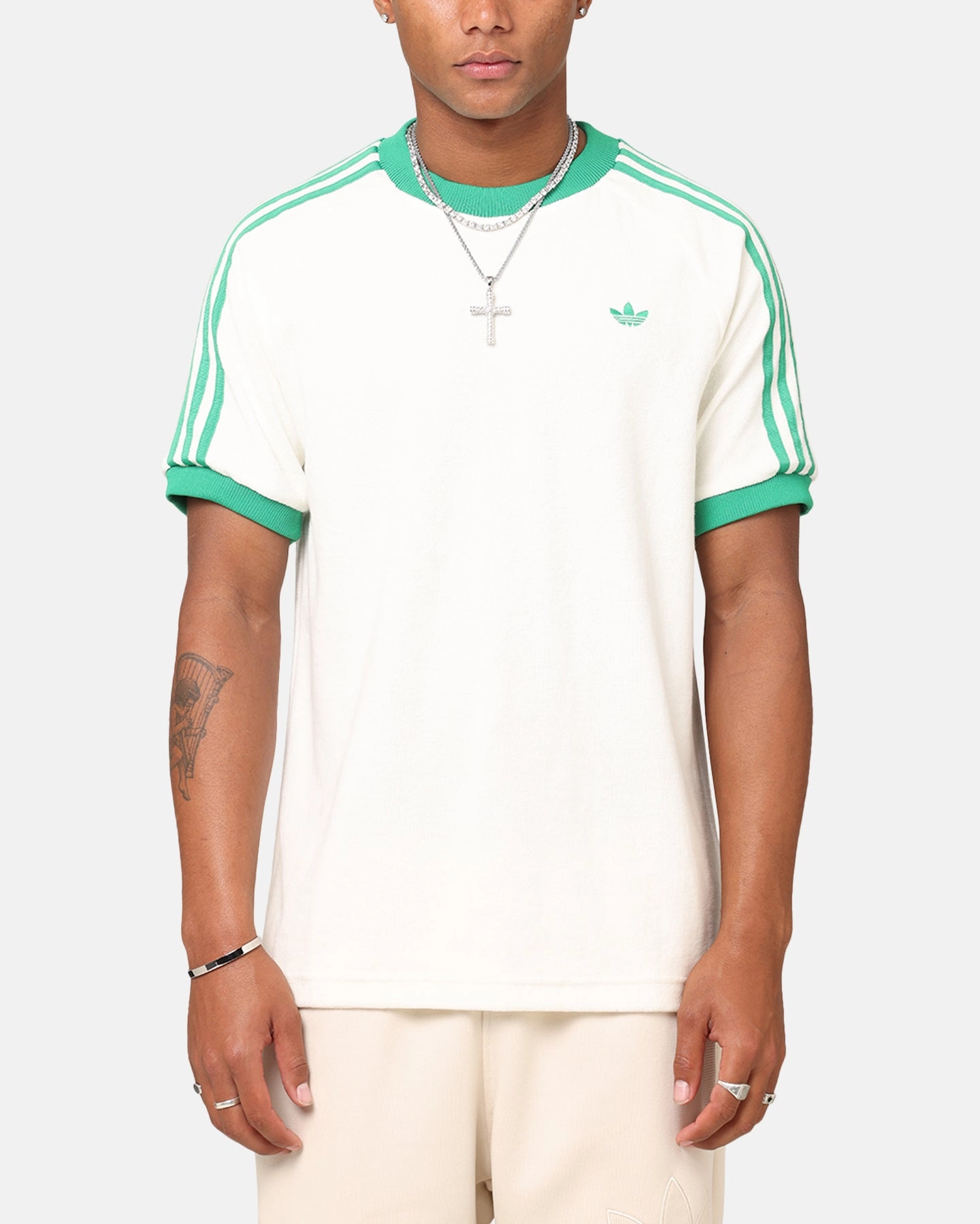 Soft Layering Date night Adidas Originals 70's Cali T-Shirt Off White