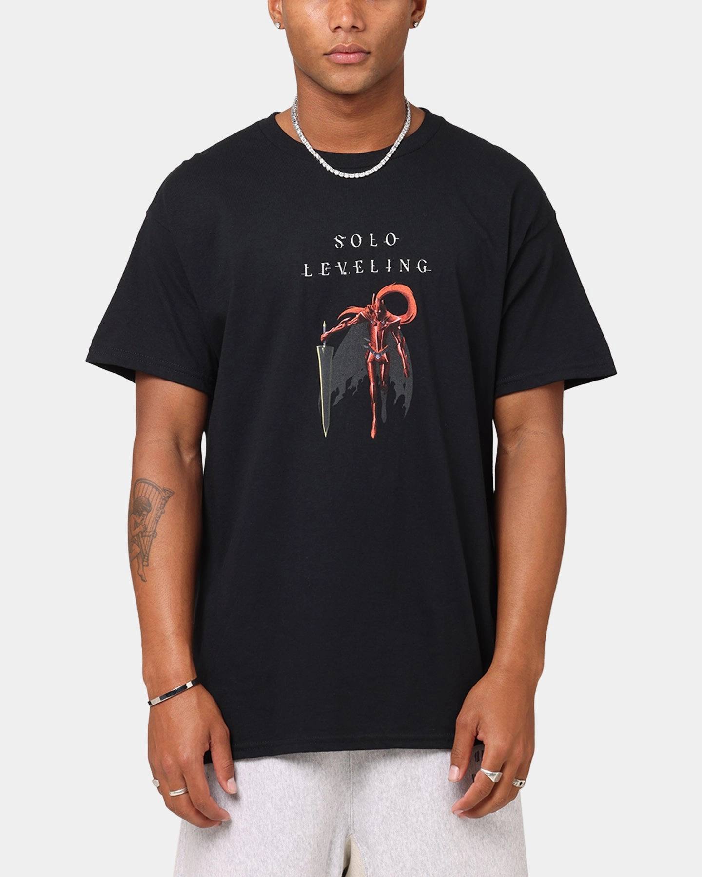 Goat Crew X Solo Leveling Igris T-Shirt Black Comfort and style