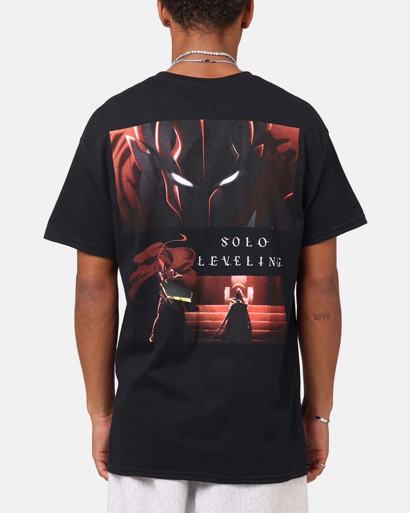 Goat Crew X Solo Leveling Igris T-Shirt Black Soft Touch Active Outfit