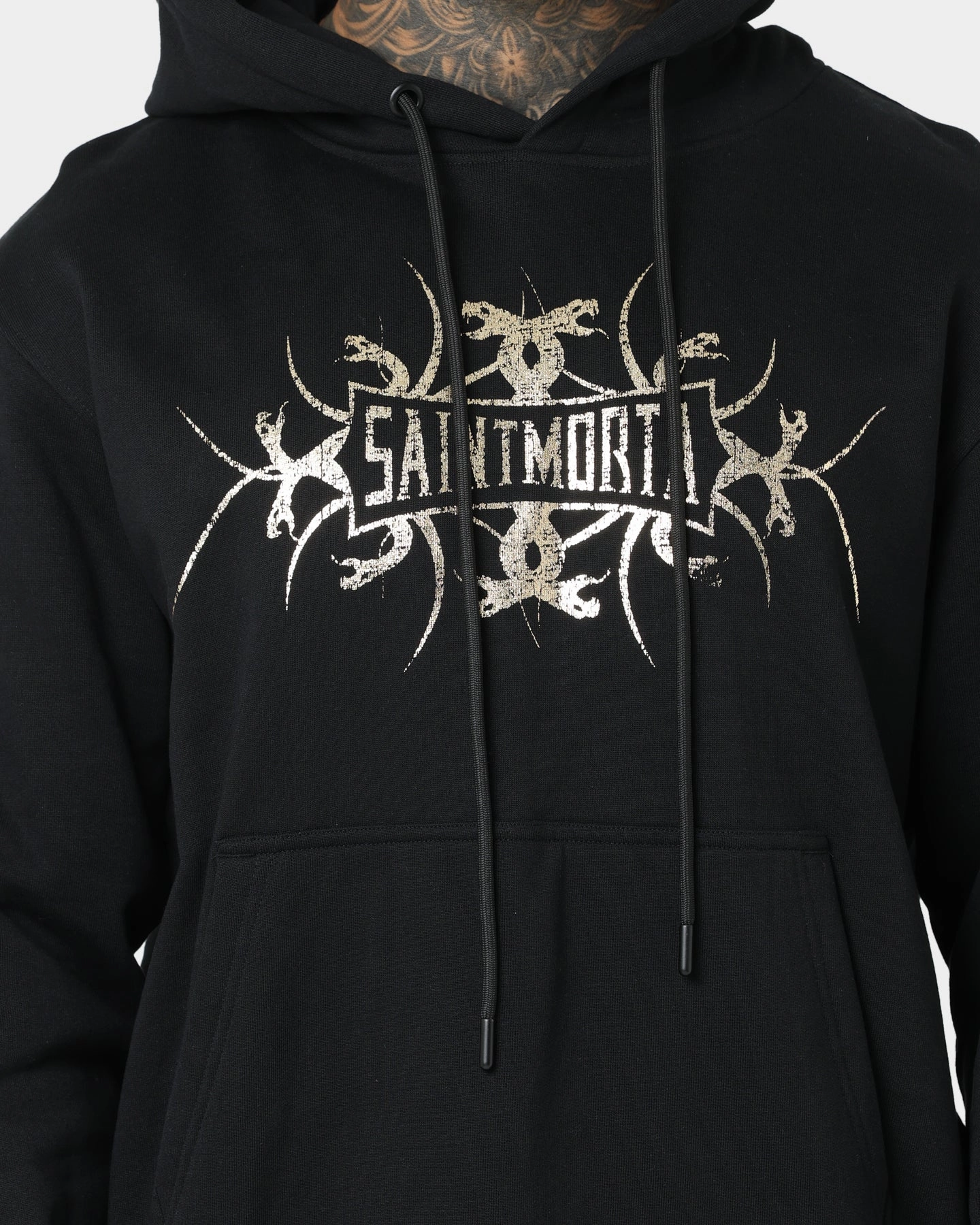 Assignment QuickDryFabric Saint Morta Venom Hoodie Black/Gold