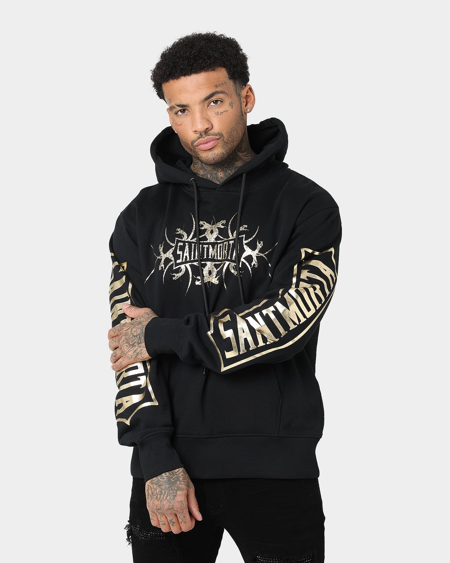 city break Warm Shield Saint Morta Venom Hoodie Black/Gold