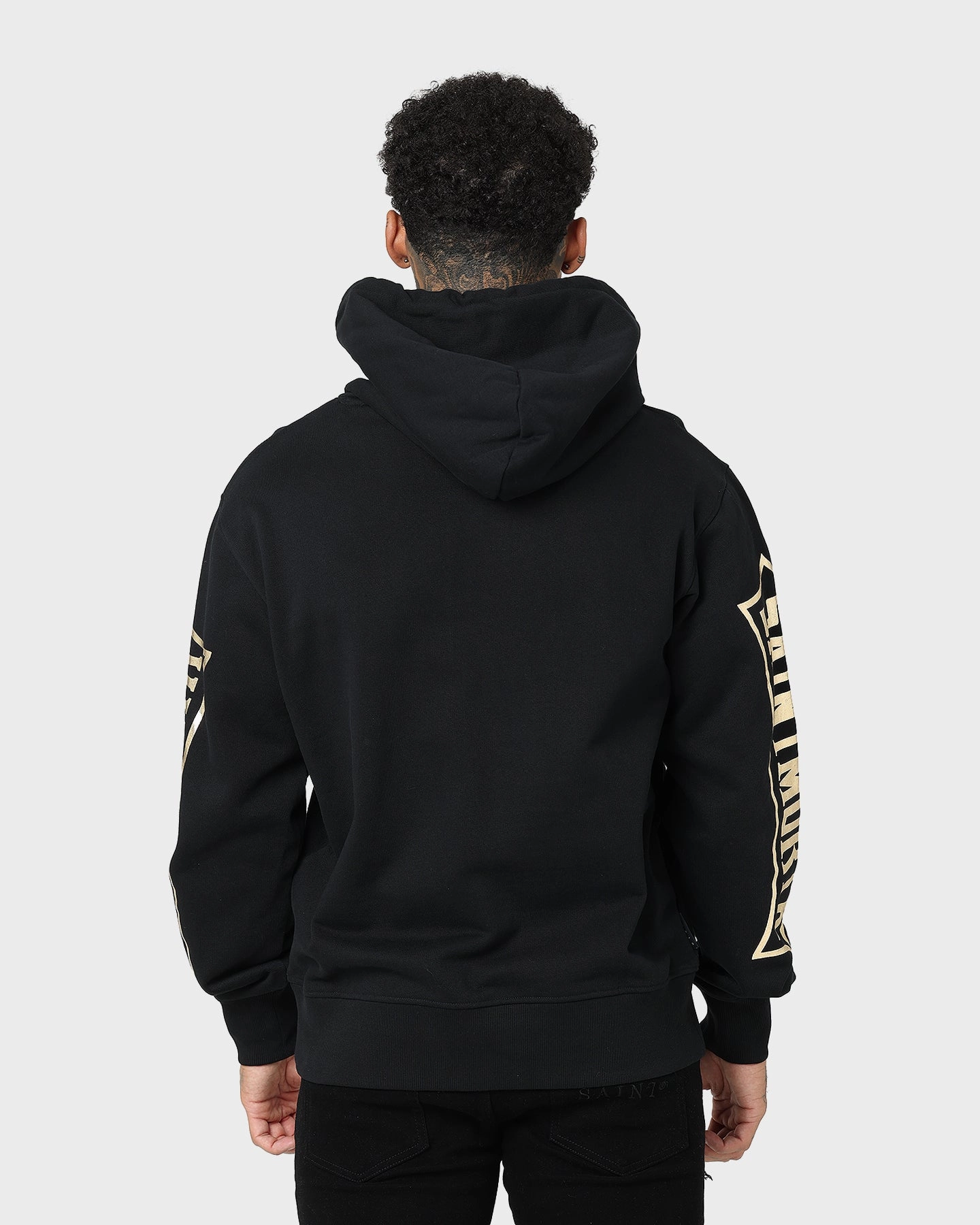 Party outfit Saint Morta Venom Hoodie Black/Gold