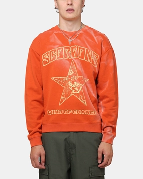 Scorpions Scropion Crewneck Red Cold Weather Gear Versatile Daily Layer