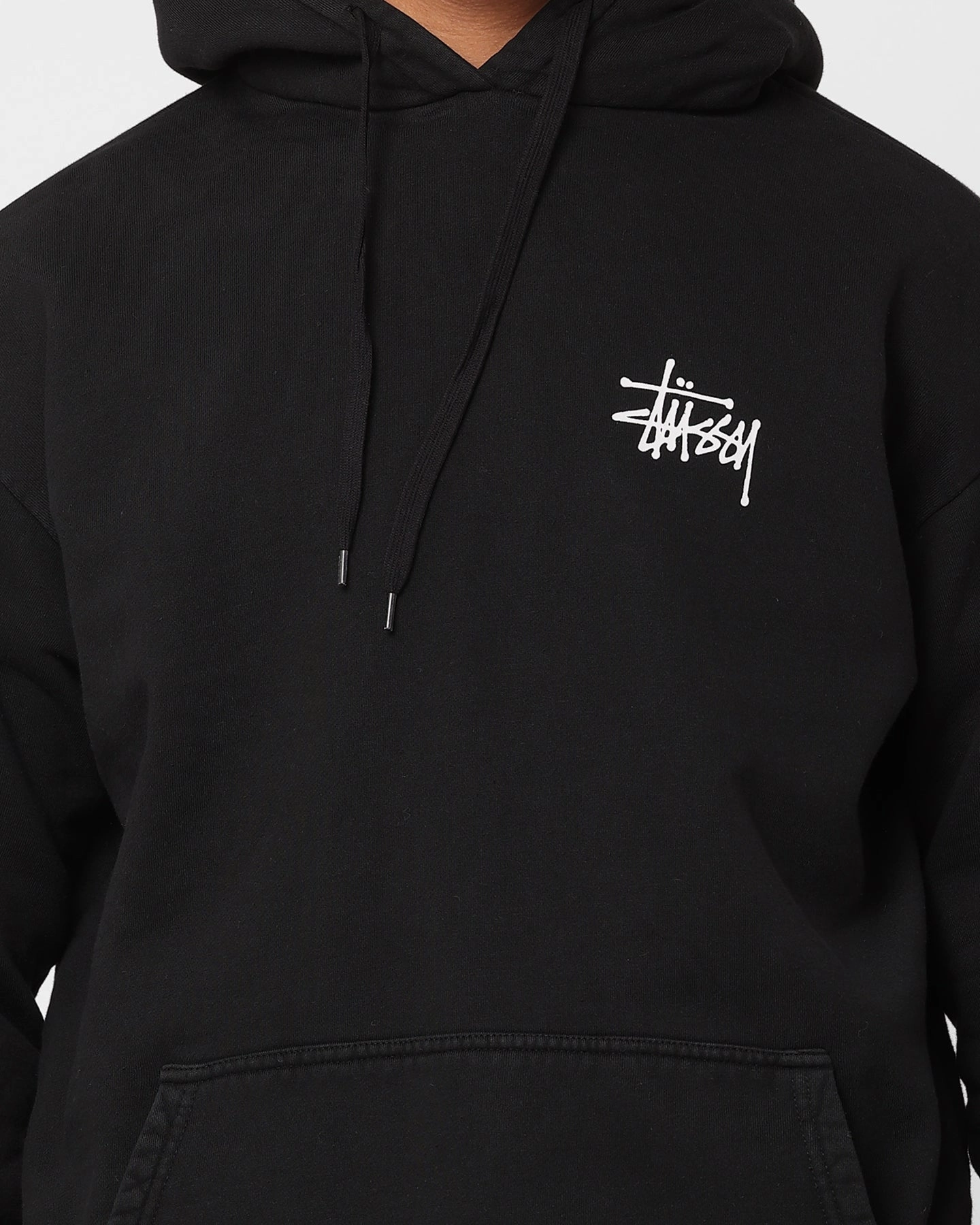 Odor Resistant Finish Stussy Extra Tough 50-50 Hoodie Pigment Black