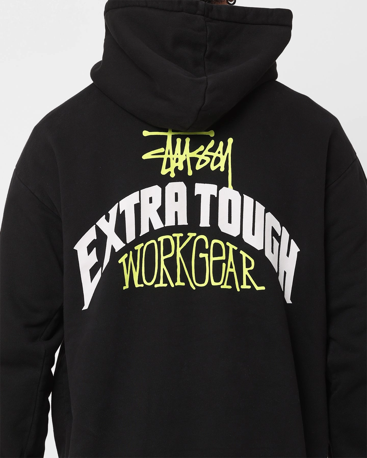 Smooth Finish Core Utility Stussy Extra Tough 50-50 Hoodie Pigment Black