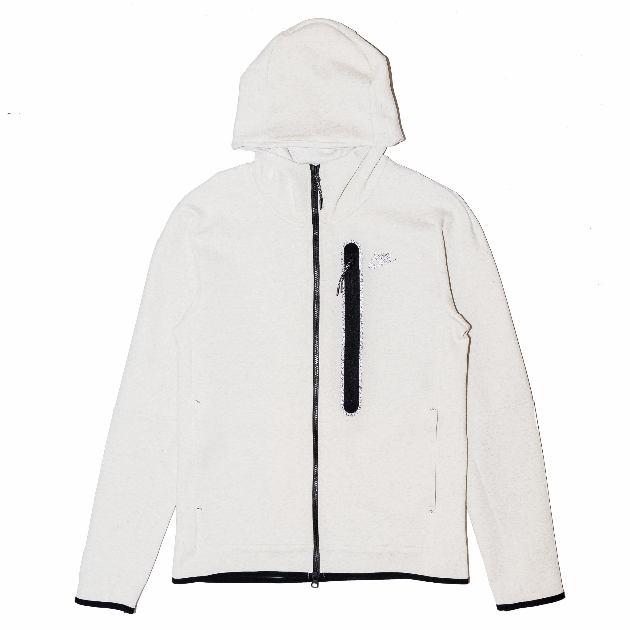 Nike Sportswear Tech Fleece 'Heather White' Enhanced Ventilation