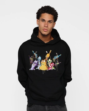 Connection Renowned LA Shredded Monstars Hoodie Black