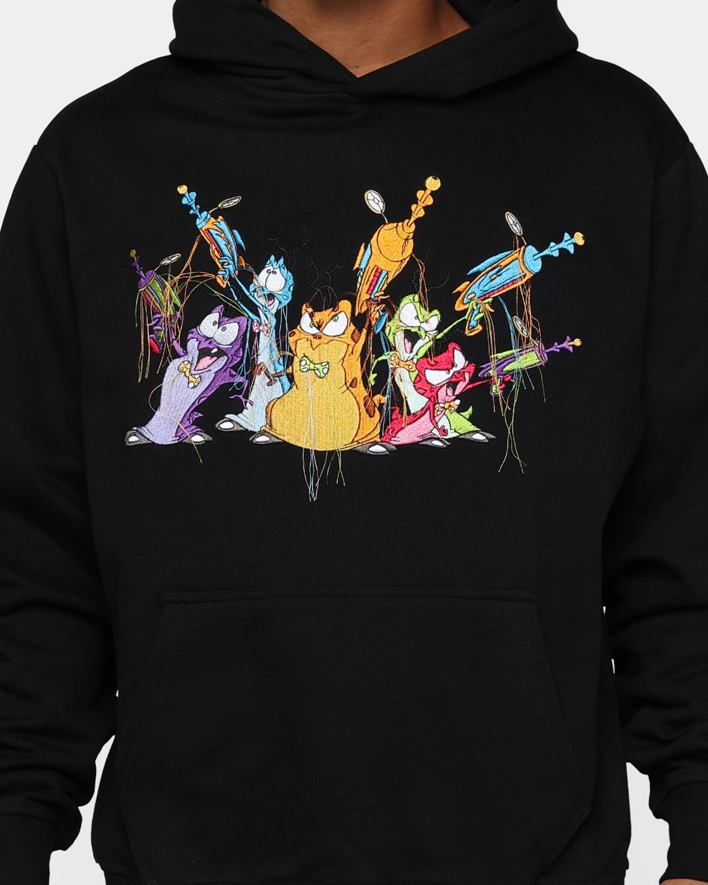 Weekend Vibe Renowned LA Shredded Monstars Hoodie Black