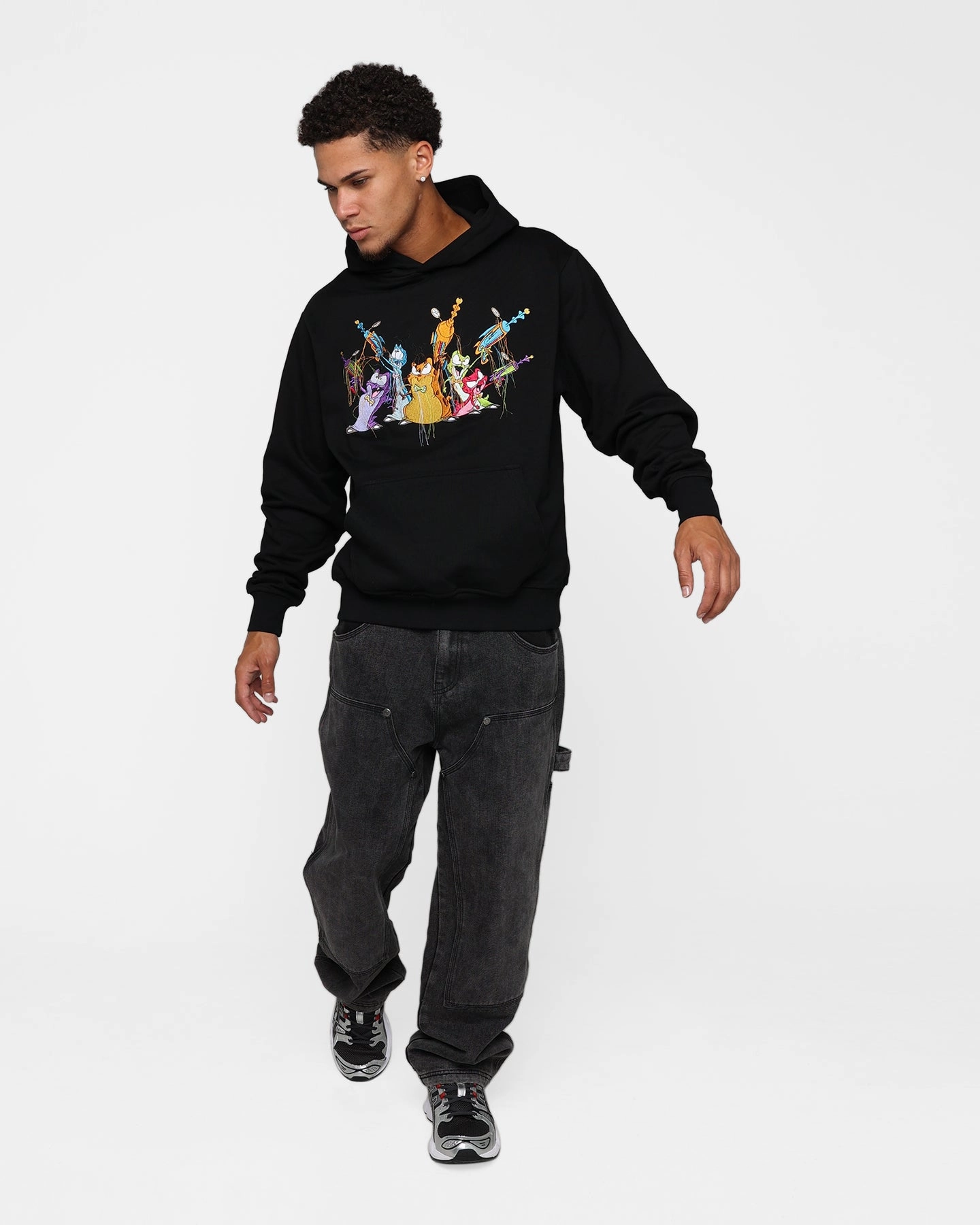 firefighters Renowned LA Shredded Monstars Hoodie Black