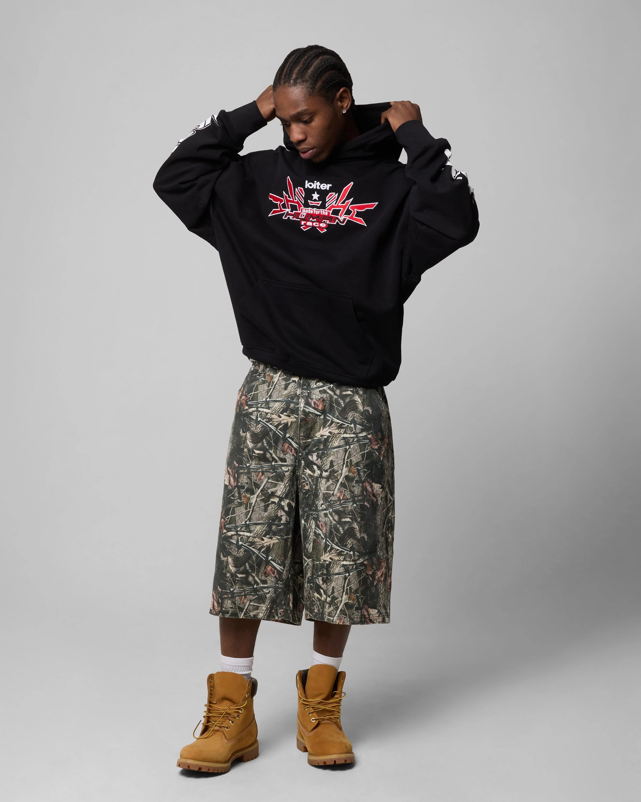 Loiter Substance Hoodie Black Insulated Layer