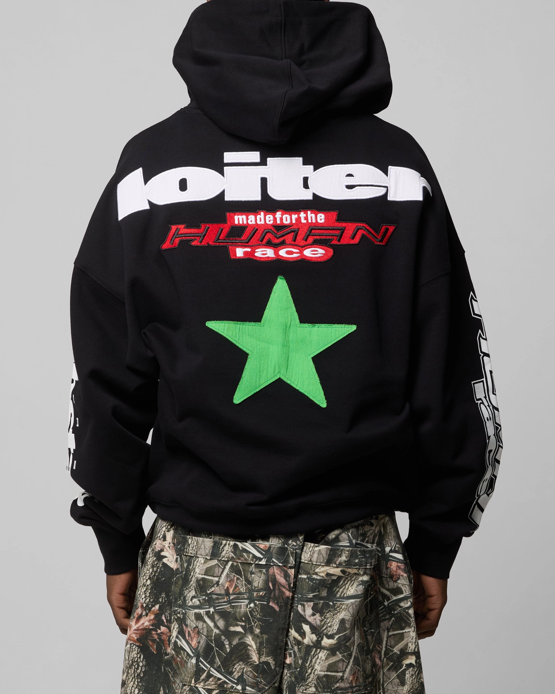 Loiter Substance Hoodie Black Conquer Reinforced Elbows