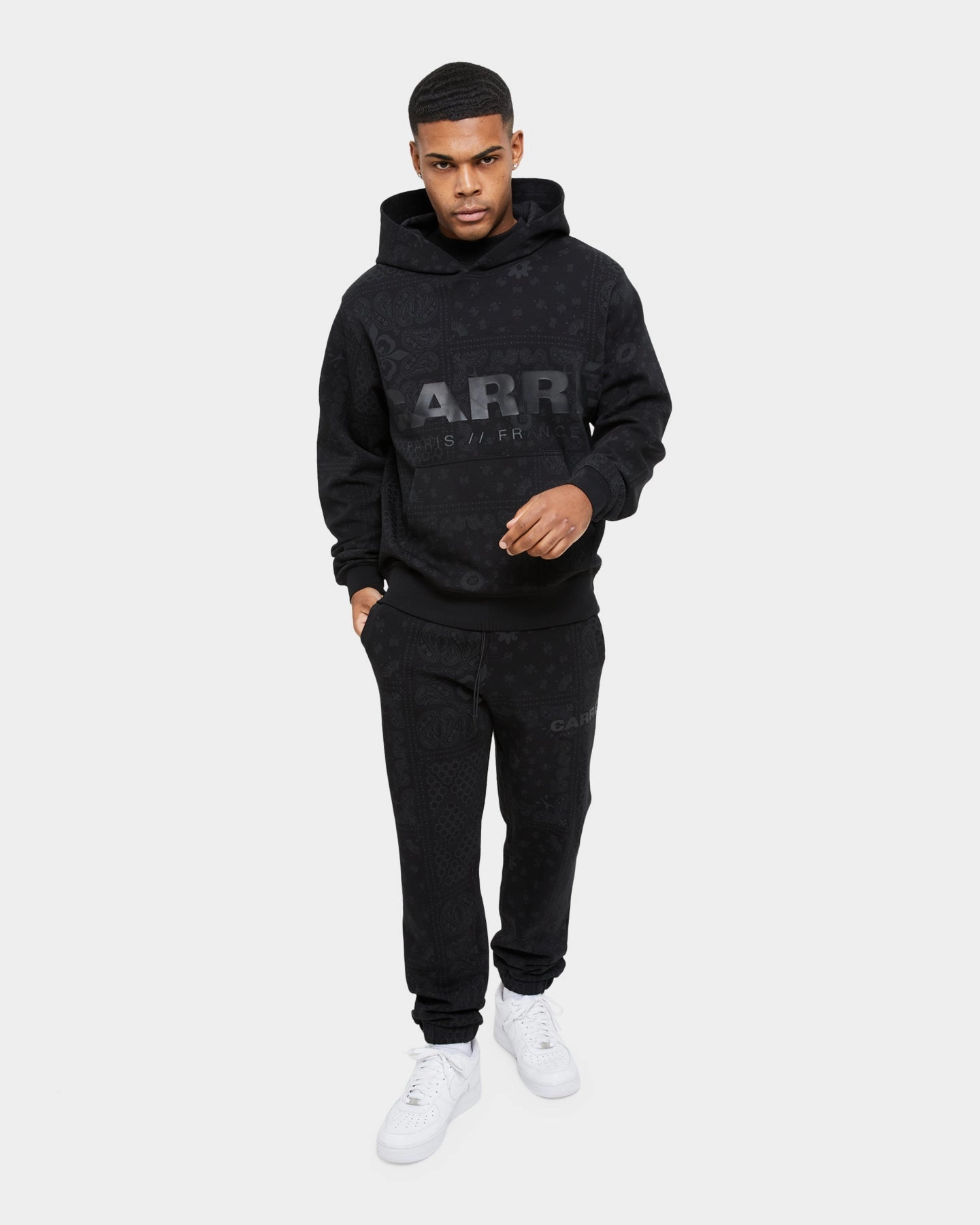 Mask Carre Bandana Ultra Motion Hoodie Black
