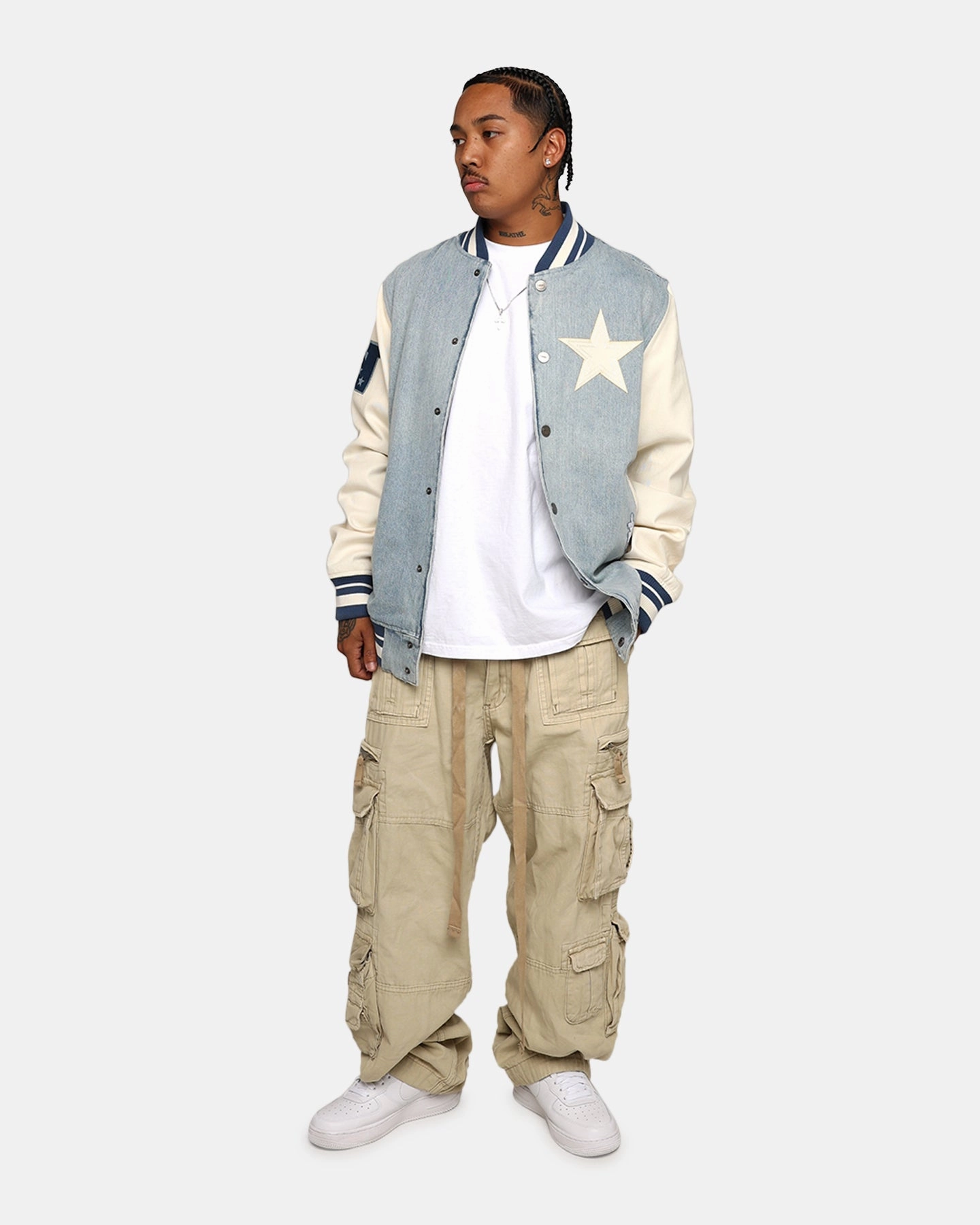 Pro Standard Dallas Cowboys Varsity Denim Jacket Denim/Linen Tactics
