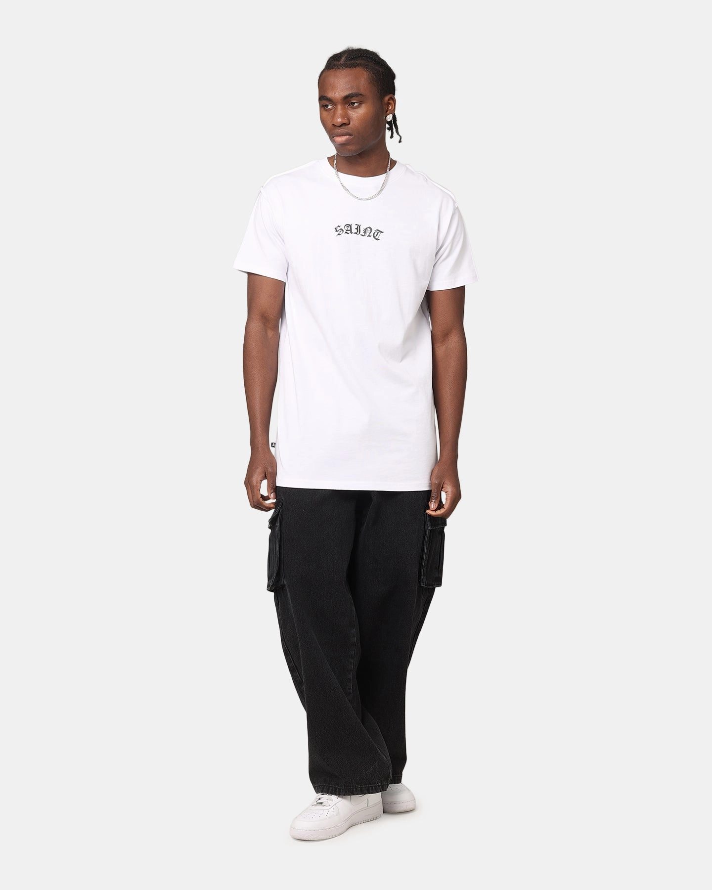 Saint Morta Dead Lafayette T-Shirt White/Black Fashion and Comfort Eco Friendly Fabric