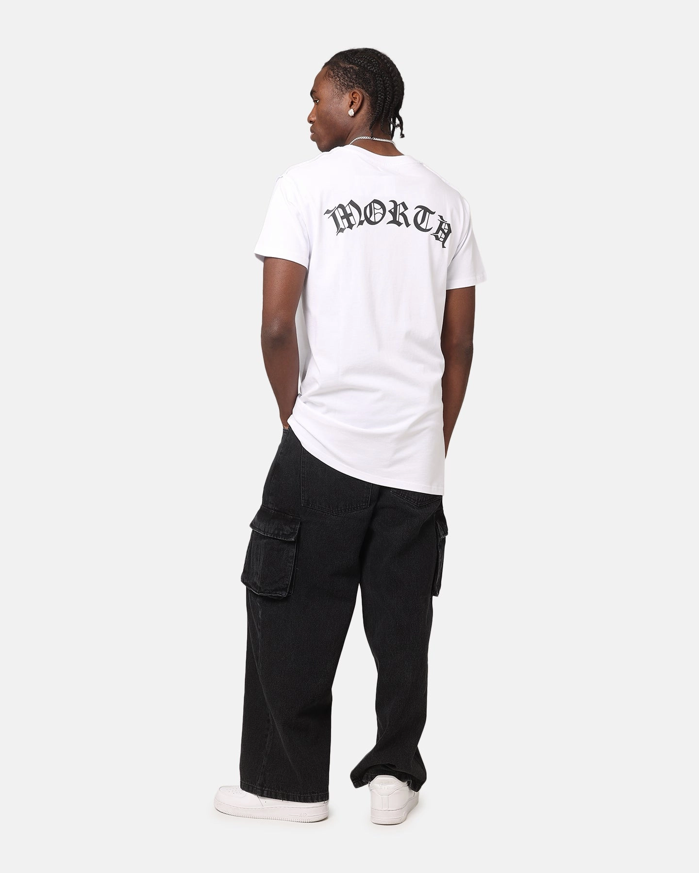 Saint Morta Dead Lafayette T-Shirt White/Black Comfy Wardrobe Simple Wear