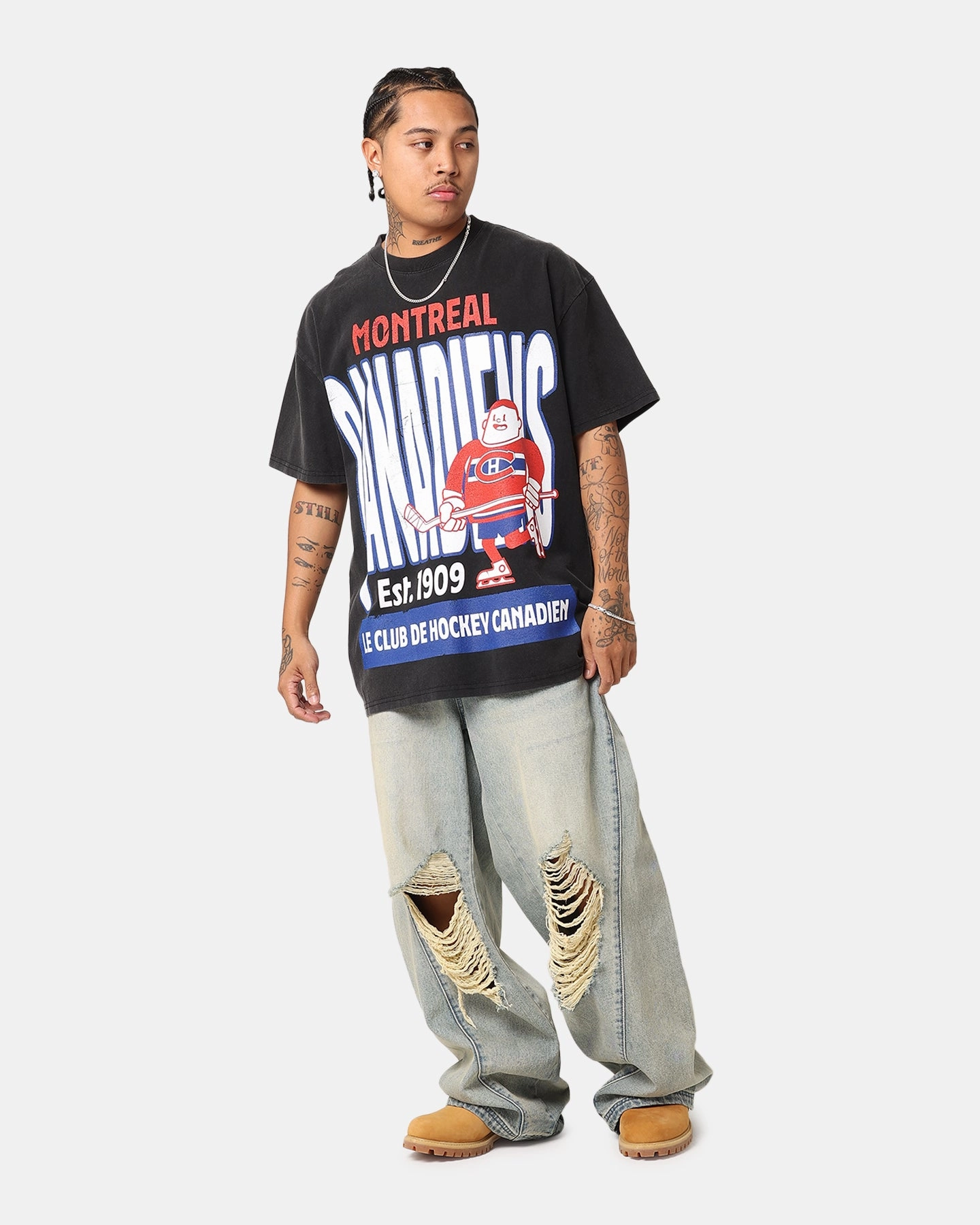 timeless Perfect Style Culture Kings Montreal Canadiens Heavy T-Shirt Vintage Black