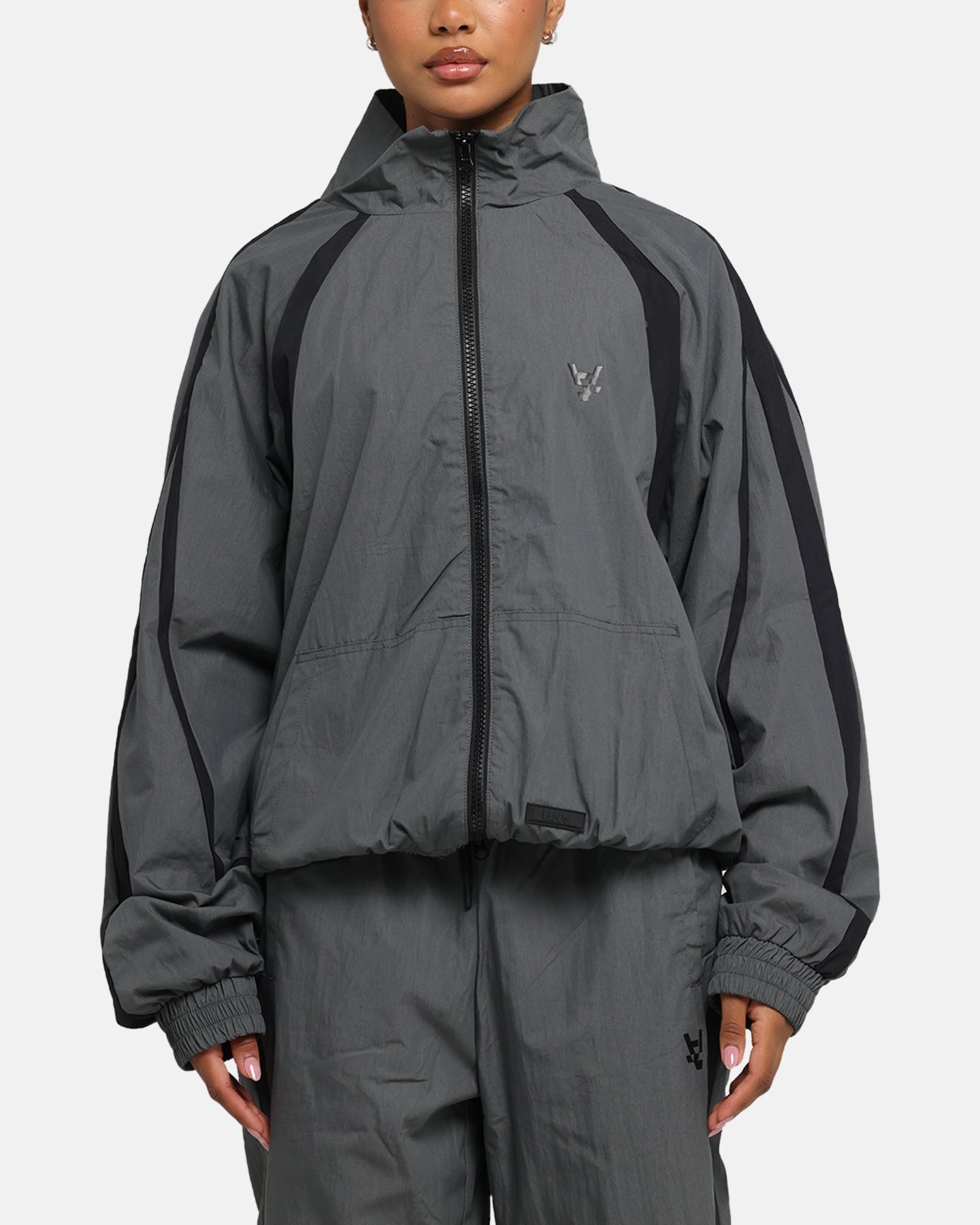 The Anti Order Acolyte Windbreaker Jacket Grey/Black Brand