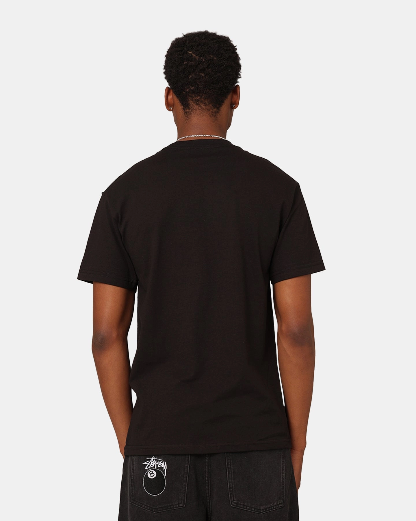 Secret Club Bootleg Goochi T-Shirt Black Casual and cool DoubleStitchedHem