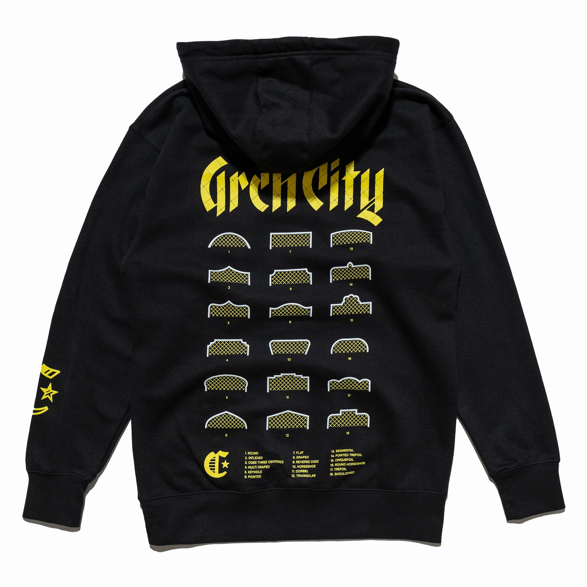 MLS ASG Arch City Branded Hoodie All Star 'Black' Anti Static Material