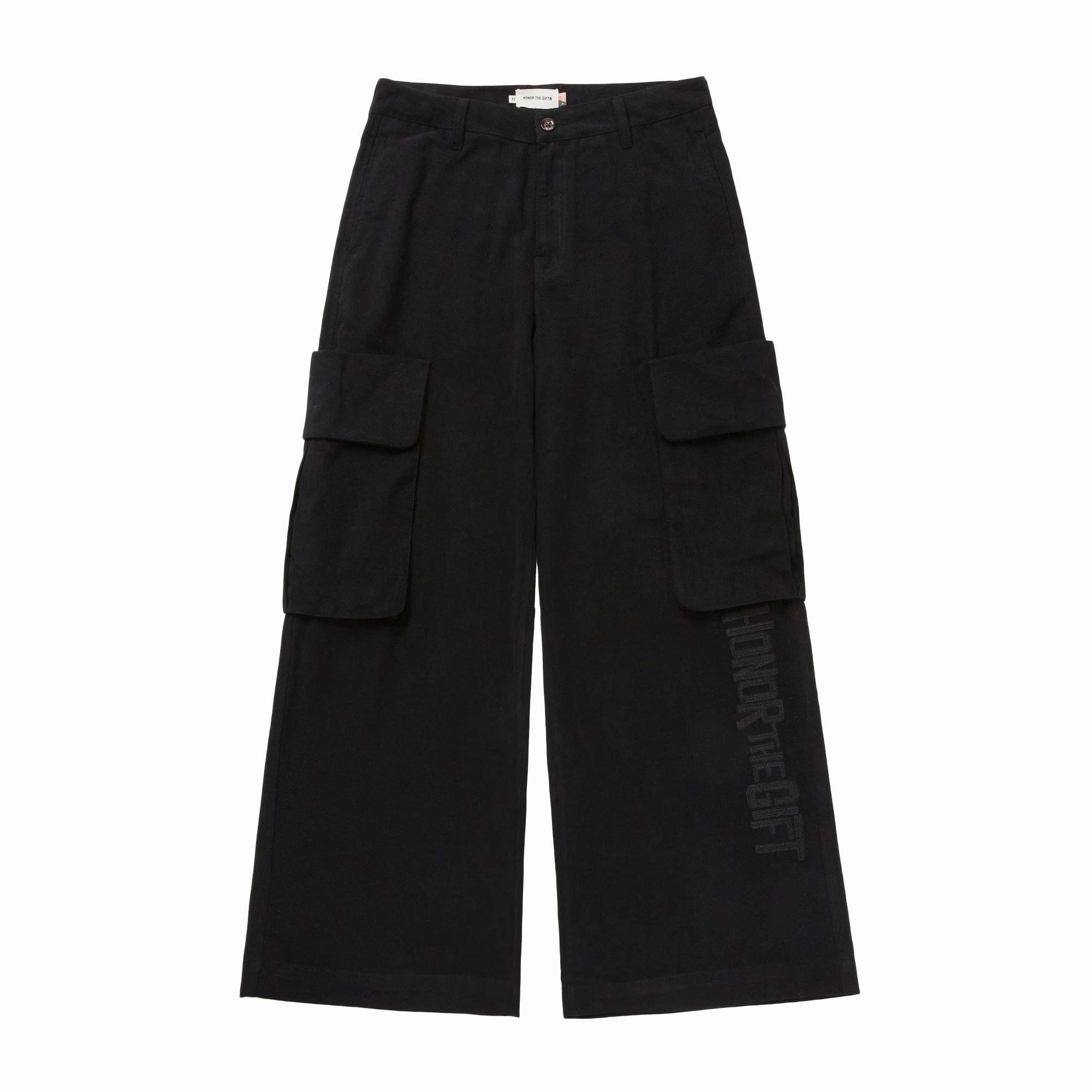 Simple Comfort Honor The Gift Wide Leg Cargo 'Black'
