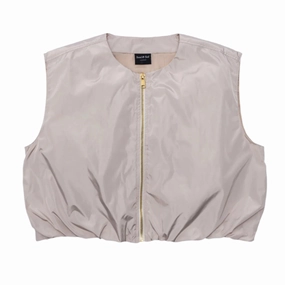 Seed & Soil Cropped Vest 'Beige' Flexible Fit Engineering