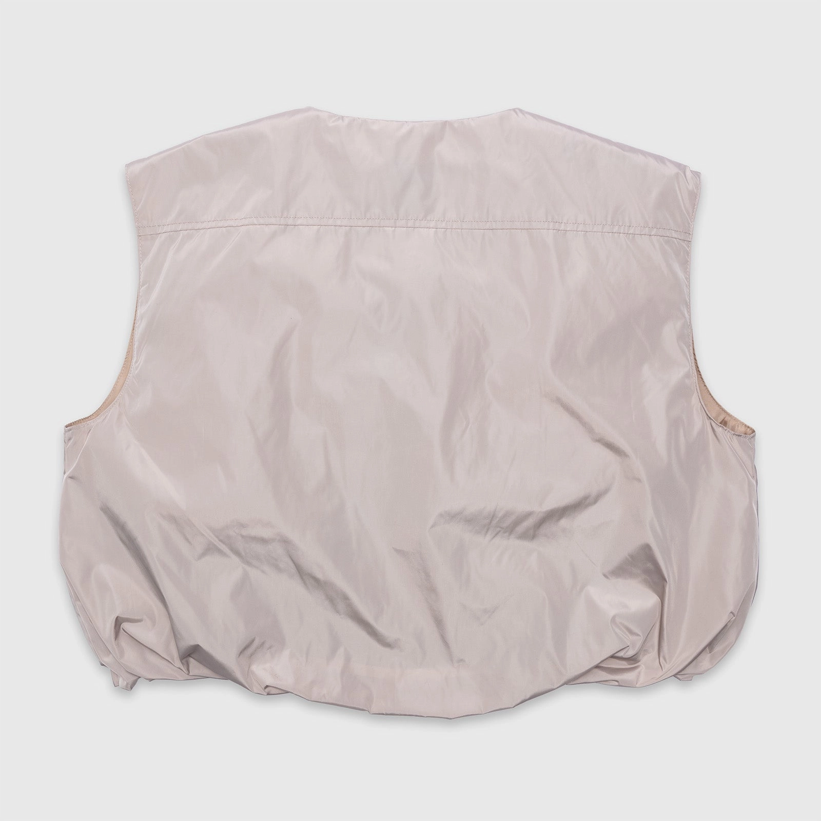 Seed & Soil Cropped Vest 'Beige' Office Wear SoftInnerLayer