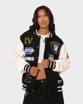 Majestic Athletic Las Vegas Raiders Multi Hit Jacket Black Functional Outerwear Action
