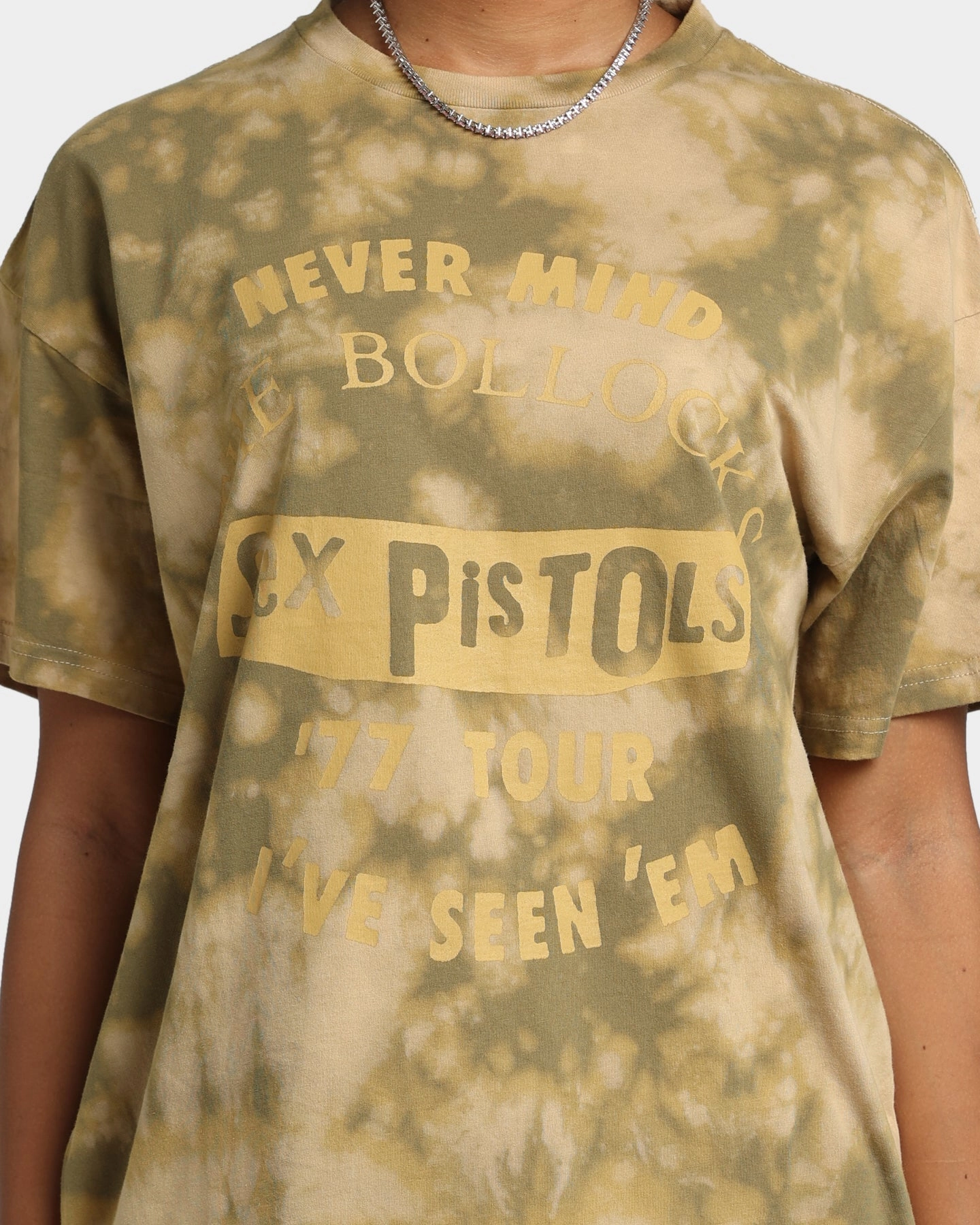 Sex Pistols Nevermind '77 Tie Dye T-Shirt Multi-coloured Comfort Design LongLastingColor