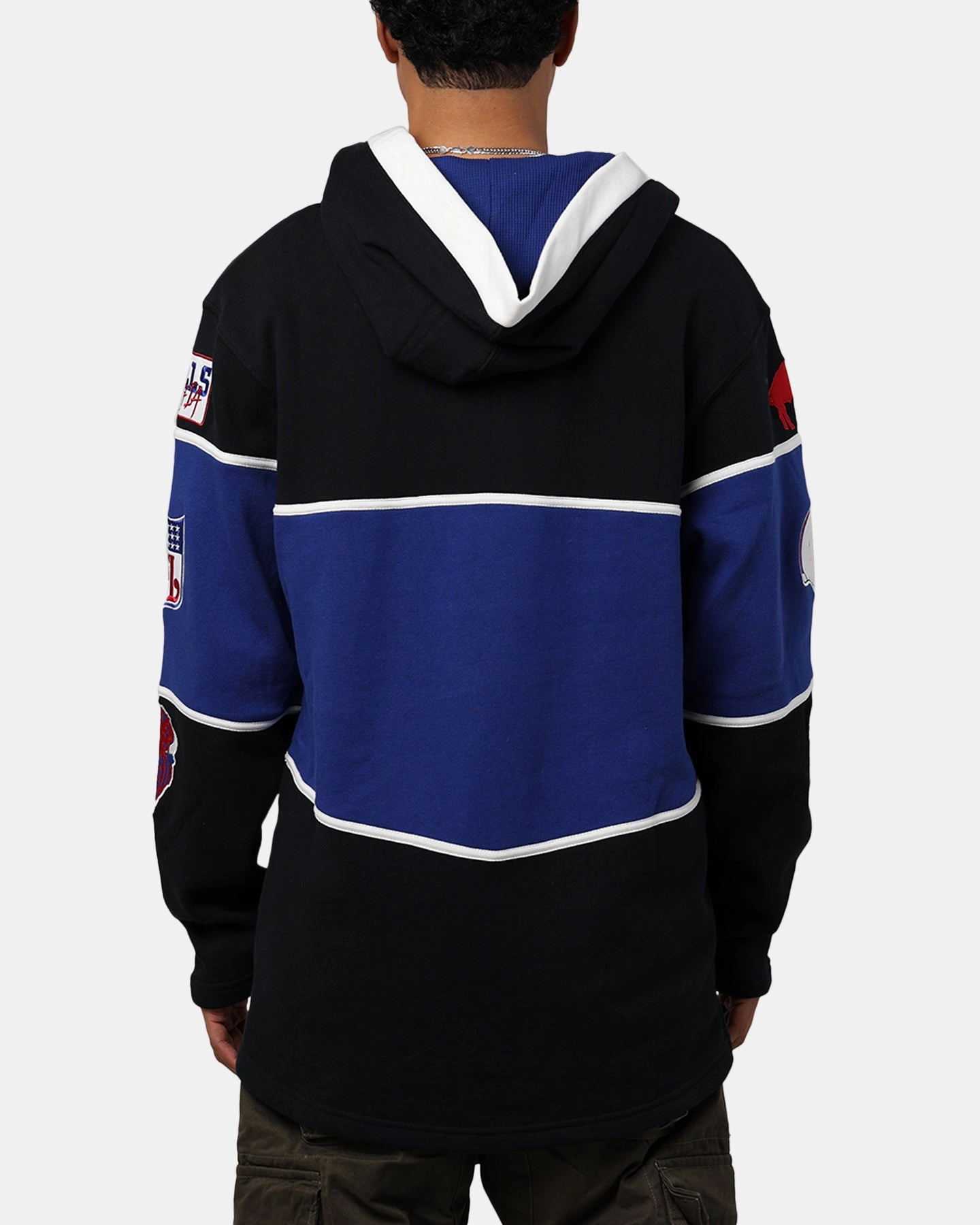 wedding guests Beret 47 Brand Buffalo Bills NFL   Legacy Lacer Hoodie Jet Black