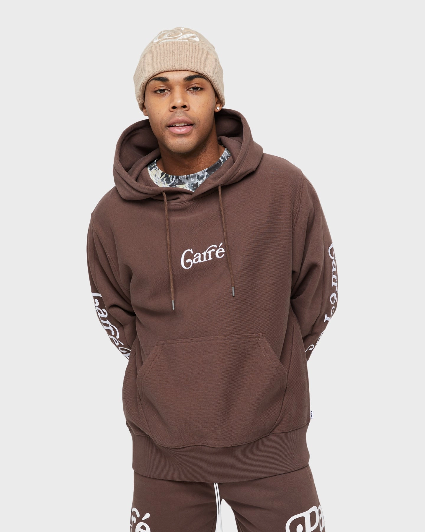 Concealer Carre Volle Hoodie Dark Brown
