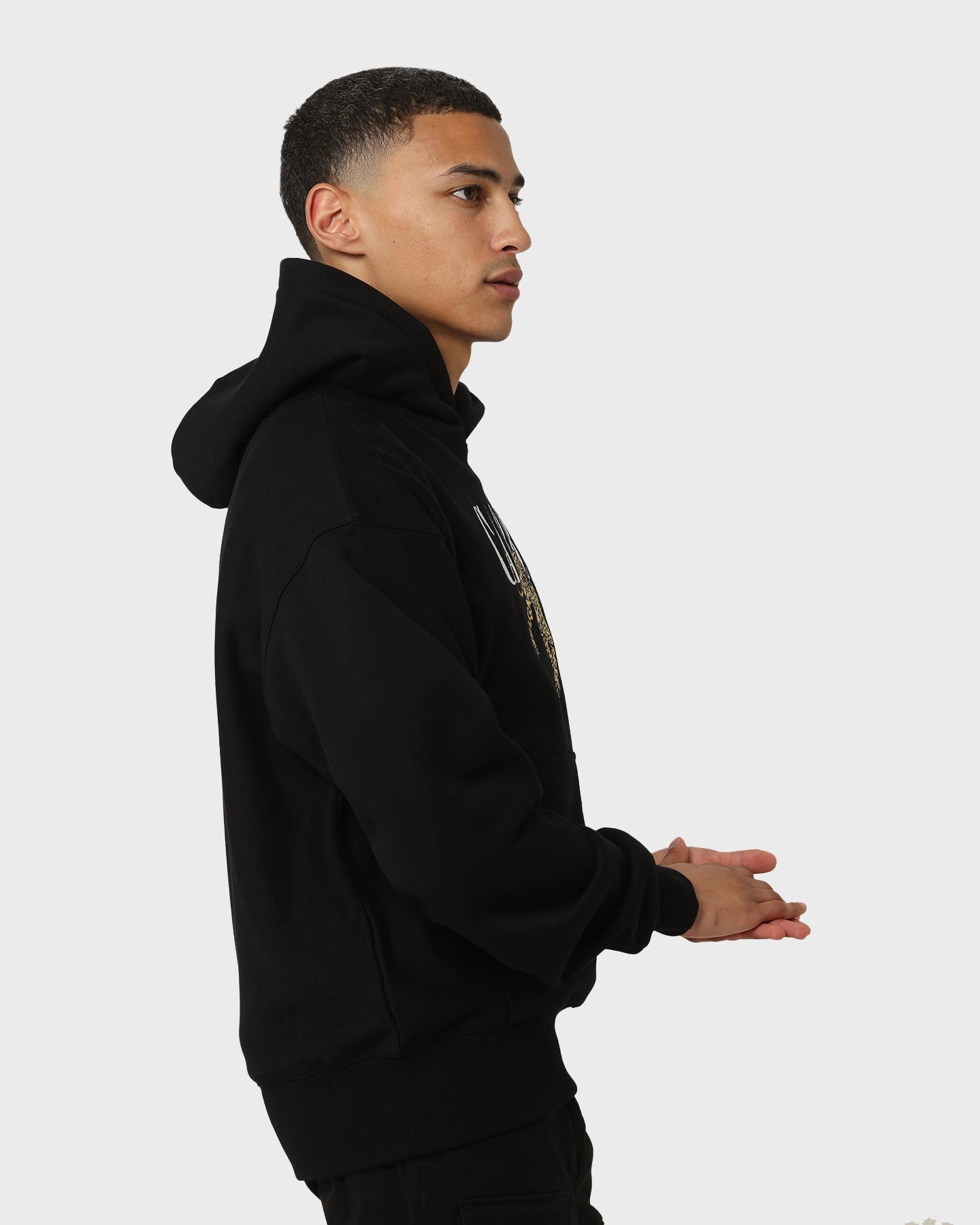 label birthday celebration Carr?? Leo Oversized Hoodie Black
