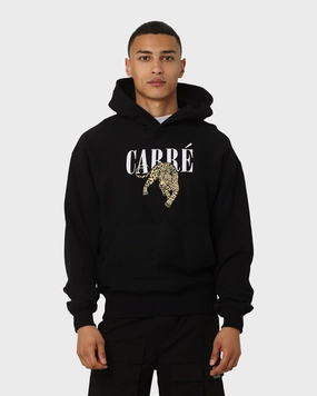 Sporty Fit Technique Carr?? Leo Oversized Hoodie Black