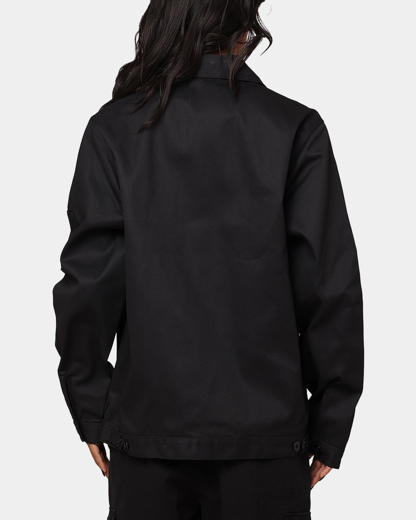 Static Resistant Compact Packable Design Dickies Eisenhower Jacket Black