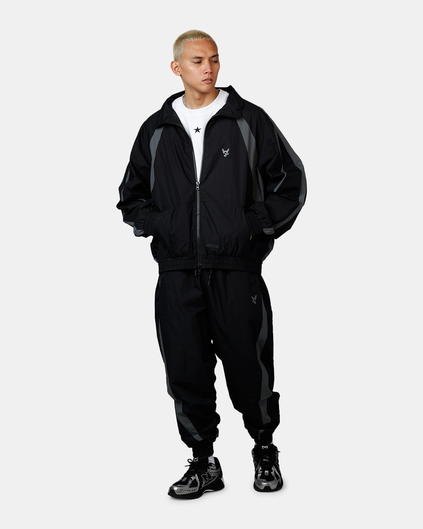 Certificate Cosmetics The Anti Order Acolyte Windbreaker Jacket Black/Grey