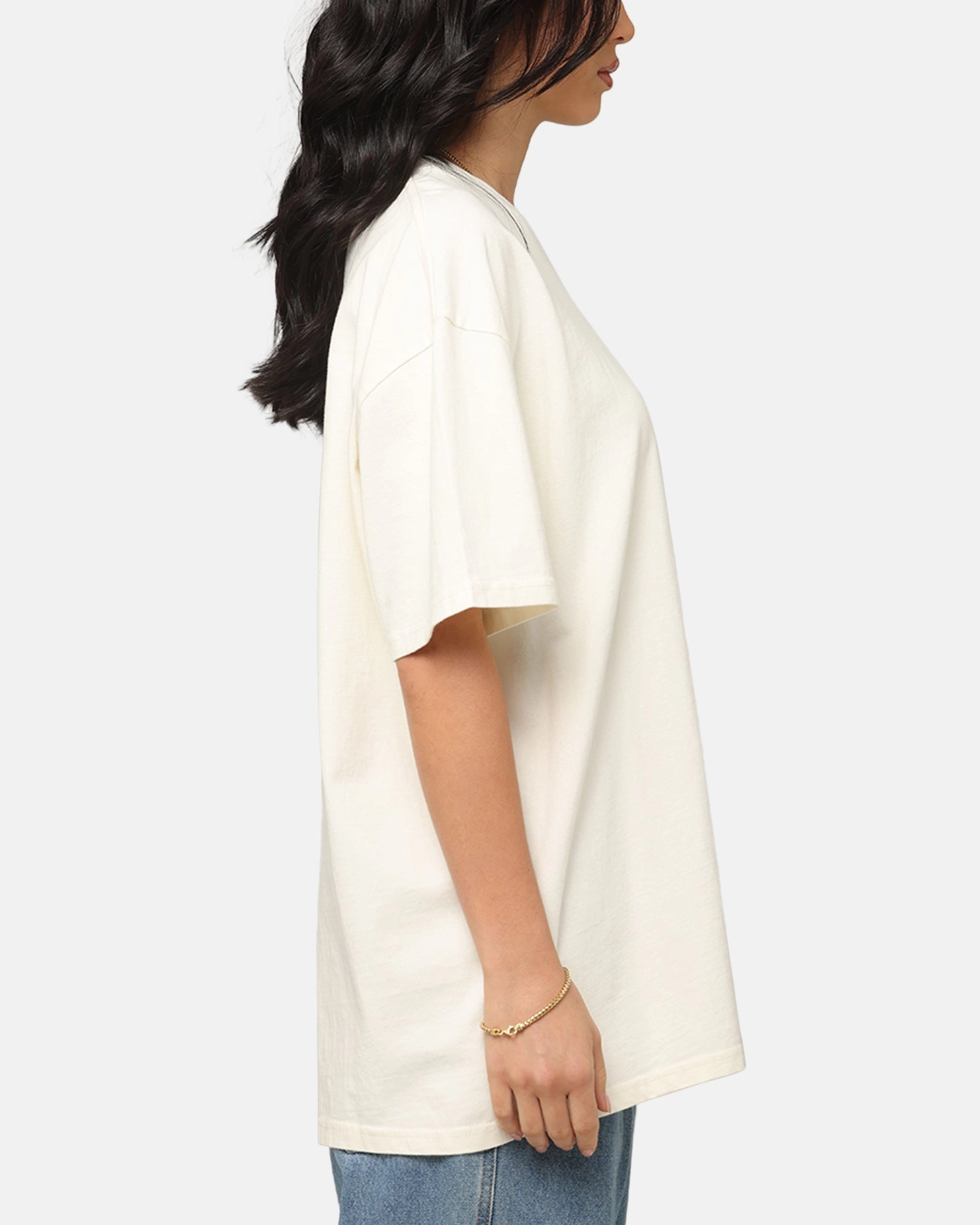 Culture Kings Boxy T-Shirt Off White Perfect for Outdoors