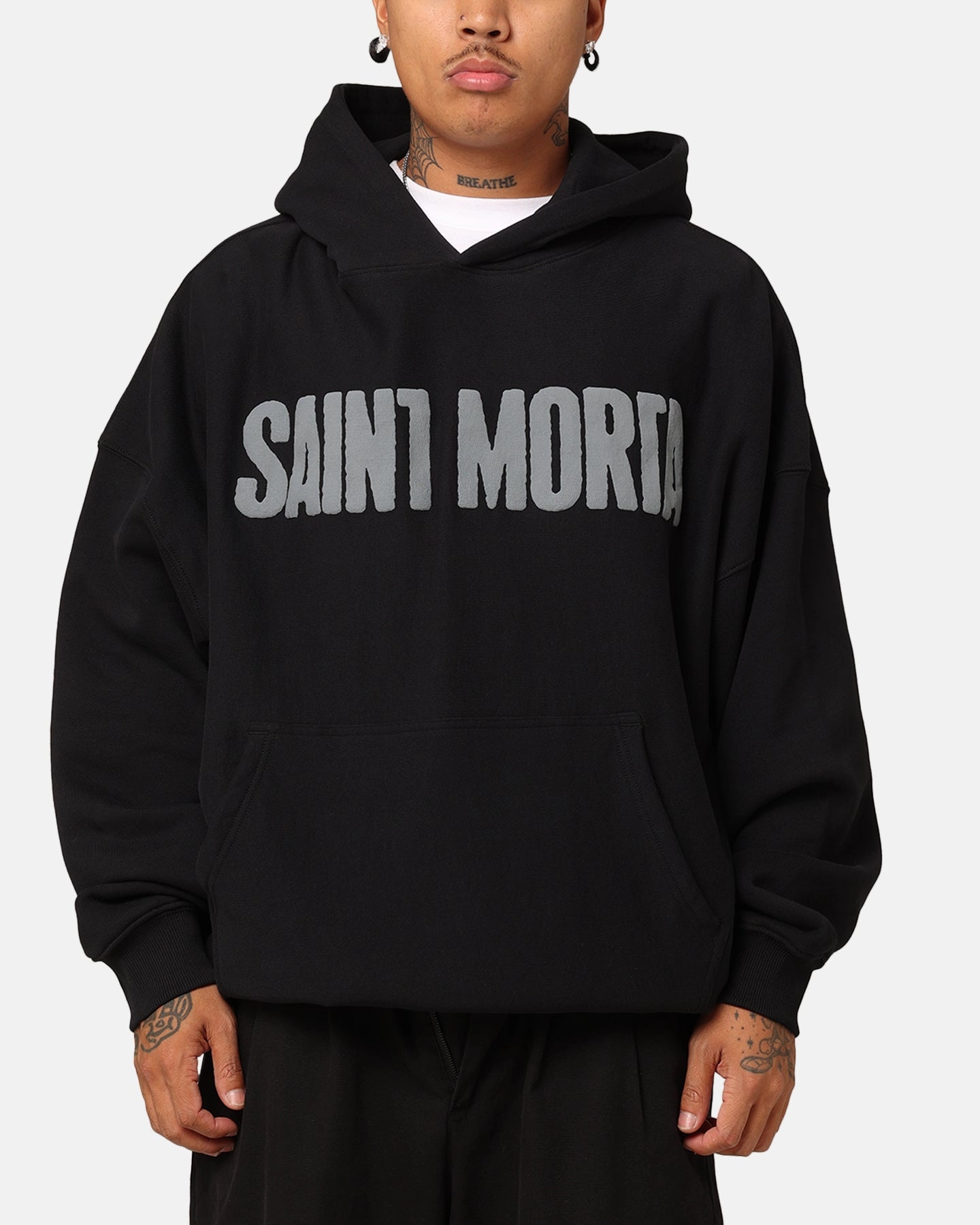 Commend Vegan Saint Morta Ages Premium Hoodie Black
