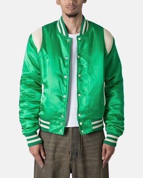 MNML Classic Varsity Jacket Green regular