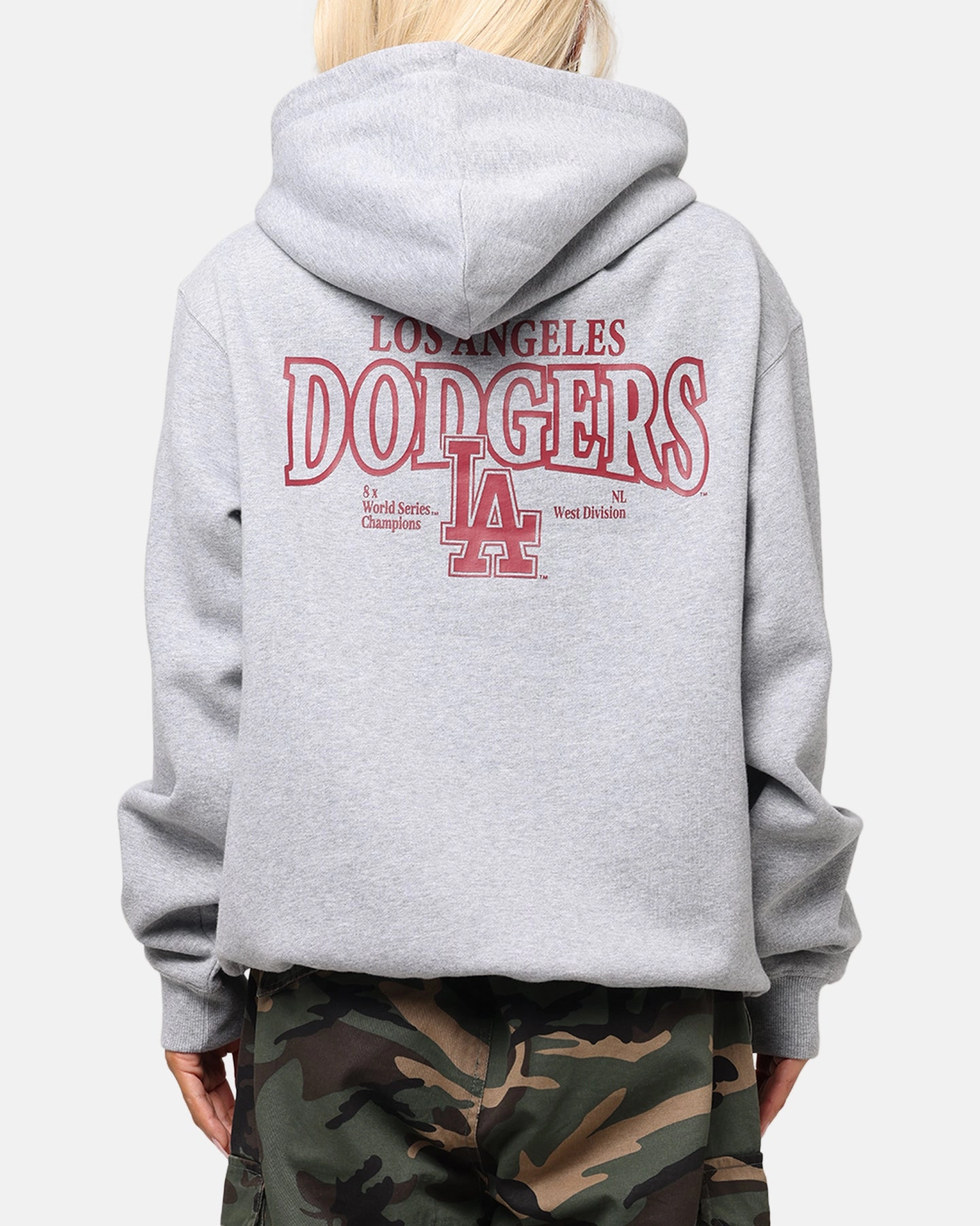 Majestic Athletic Los Angeles Dodgers Arch Mercer Hoodie Grey Marle Unveil