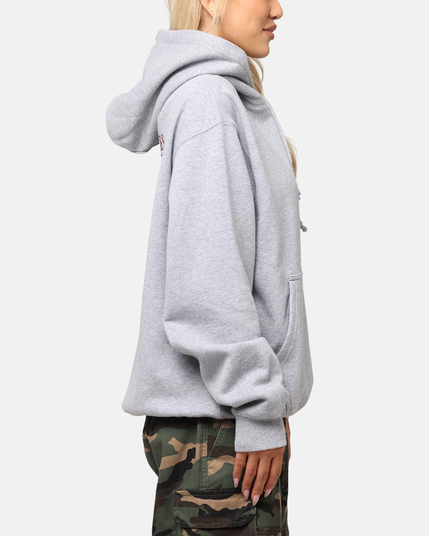 Majestic Athletic Los Angeles Dodgers Arch Mercer Hoodie Grey Marle Adaptive Layering System