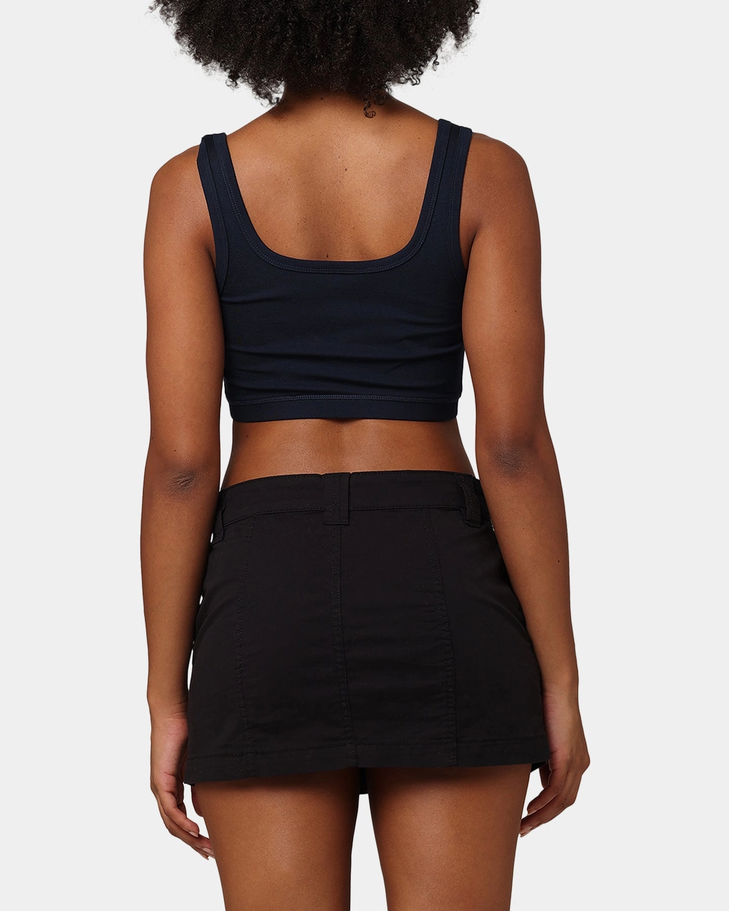 Tommy Jeans Women's Archive Bralette Crop Top Dark Night Navy Casual Element