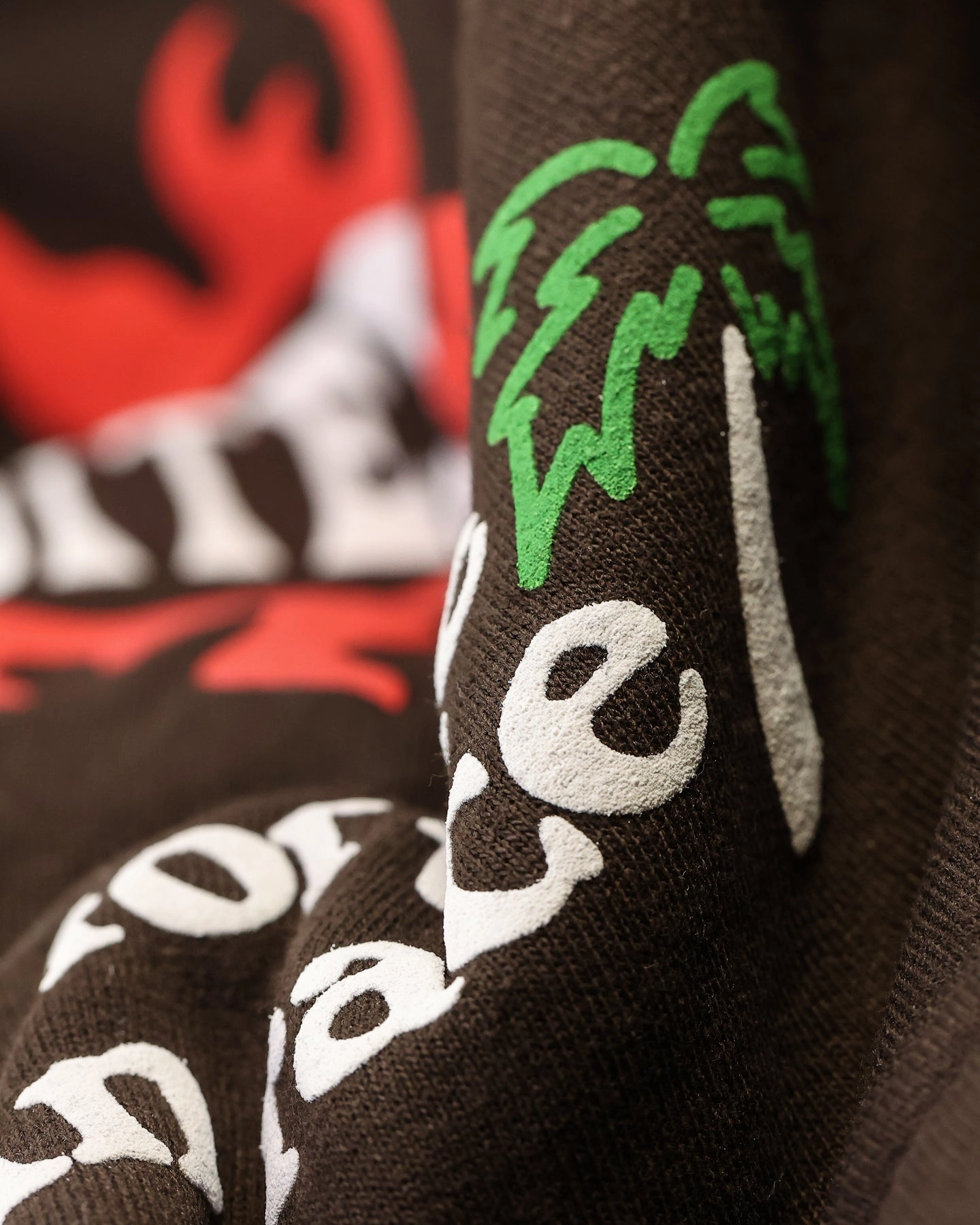 All-Season Wear suitable for fashion contests Loiter Euphoric Multi Logo Hoodie Brown