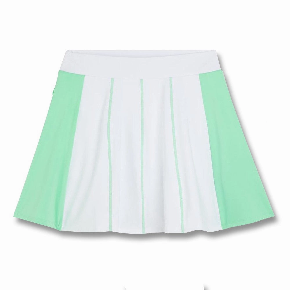 Foil Print Holiday Travel J.Lindeberg Jolie Golf Skirt White - SS22 Women